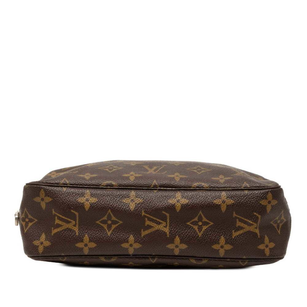 LOUIS VUITTON Brown Monogram Leather Pouch - Picture 3 of 5